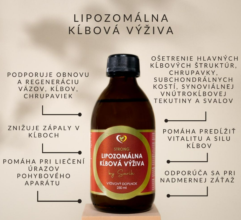 lipozomálna kĺbova výživa